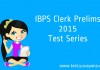 IBPS Clerk Prelims test series