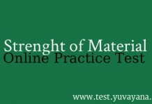 Strength of Material Practice test