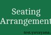 Seating arrangement quiz for bank exams