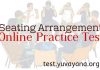Seating arrangment objective question answers for Bank exams
