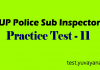 UP SI Mock Test 11 full length test