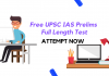 Free UPSC IAS pre test series