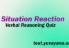 Situation Reaction Question Answer Verbal Reasoning Test-min