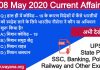 08 May 2020 Current Affairs quiz by yuvayana