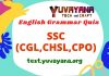 English Grammar Practice Test For SSC (CGL / CHSL / CPO)-20 English Grammar for ssc,cgsl,cgl,cpo