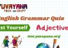 Free Adjective English Grammar practice Quiz/Test/Exercise – 4 Free English Grammar adjective test_quiz