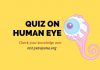 QUIZ ON HUMAN EYE FOR MEDICAL STUDENTS