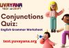 Online English Grammar Quiz- Conjunctions 3 Conjunction quiz