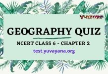 NCERT Class 6 Geography Chapter 2 Quiz - Globe latitudes and longitudes