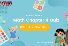 NCERT Class 7 Math Chapter 4 MCQ Test with answers - Simple Equations