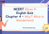 NCERT Class 4 English MCQ Test Chapter 4 : Why? Alice in Wonderland NCERT Class 4 English MCQ Test Chapter 4 : Why? Alice in Wonderland