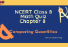 NCERT Class 8 Maths Chapter 8 MCQ Test - Comparing Quantities