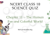 NCERT Class 10 Science Chapter 11 Quiz : The Human Eye and Colorful World