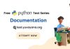 Python Documentation MCQ Questions and Answers: Python Online Test