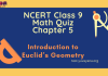 NCERT Class 9 Math’s Chapter 5 MCQ Test – Introduction to Euclid’s Geometry