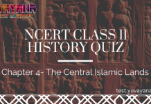 NCERT Class 11 History Chapter 4 MCQ Quiz with answers – The Central Islamic Lands