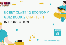 NCERT Class 12 Economics Book 2 Chapter 1 MCQ Quiz with answers – Introduction