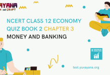 NCERT Class 12 Economics Book 2 Chapter 3 MCQ Quiz with answers – Money and Banking