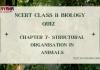 NCERT Class 11 Biology Chapter 7 MCQ Quiz with answers – Structural Organisation in Animals