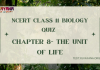 NCERT Class 11 Biology Chapter 8 MCQ Quiz with answers – Cell: The Unit of Life