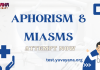 Aphorism and MIASMS MCQ Quiz Aphorism and MIASMS MCQ Quiz