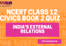 NCERT Class 12 Political Science Book 2 Chapter 4 MCQ Quiz with answers – India’s external relations