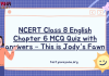 NCERT Class 8 English Chapter 6 MCQ Quiz with answers – This is Jody’s Fawn