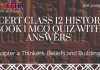 NCERT Class 12 History Book 1 Chapter 4 MCQ Quiz with answers – Thinkers, Beliefs and Buildings