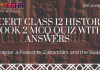 NCERT Class 12 History Book 2 Chapter 4 MCQ Quiz with answers – Peasants, Zamindars and the State