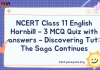 NCERT Class 11 English Hornbill – 3 MCQ Quiz with answers – Discovering Tut: The Saga Continues