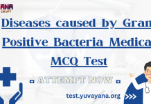 Diseases caused by Gram Positive Bacteria Medical MCQ Test