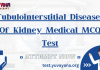 Tubulointerstitial Diseases Of Kidney Medical MCQ Test