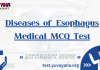 Diseases of Esophagus Medical MCQ Test