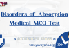 Disorders of Absorption Medical MCQ Test