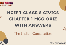 NCERT Class 8 Civics Chapter 1 MCQ Quiz with answers – The Indian Constitution