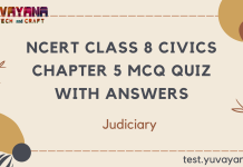 NCERT Class 8 Civics Chapter 5 MCQ Quiz with answers – Judiciary