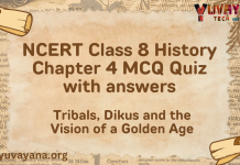 NCERT Class 8 History Chapter 4 MCQ Quiz with answers – Tribals, Dikus and the Vision of a Golden Age