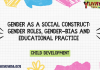 Gender as a Social Construct; Gender Roles, Gender-Bias and Educational Practice