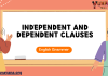 Independent and Dependent Clauses – English Grammar MCQ Quiz with Answers