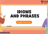 Idioms and Phrases – English Grammar MCQ Quiz with Answers