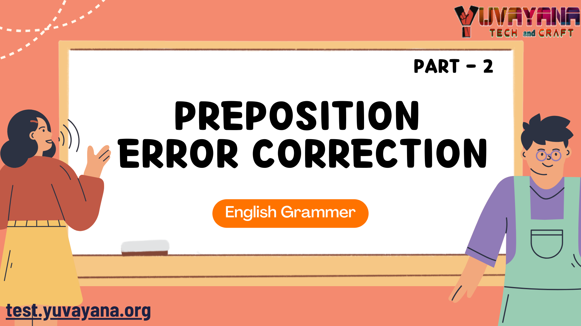 Preposition Error Correction Part 2 – English Grammar MCQ Quiz with Answers