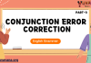 Conjunction Error Correction Part 3 – English Grammar MCQ Quiz with Answers