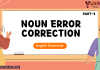Noun Error Correction Part-3 – English Grammar MCQ Quiz with Answers