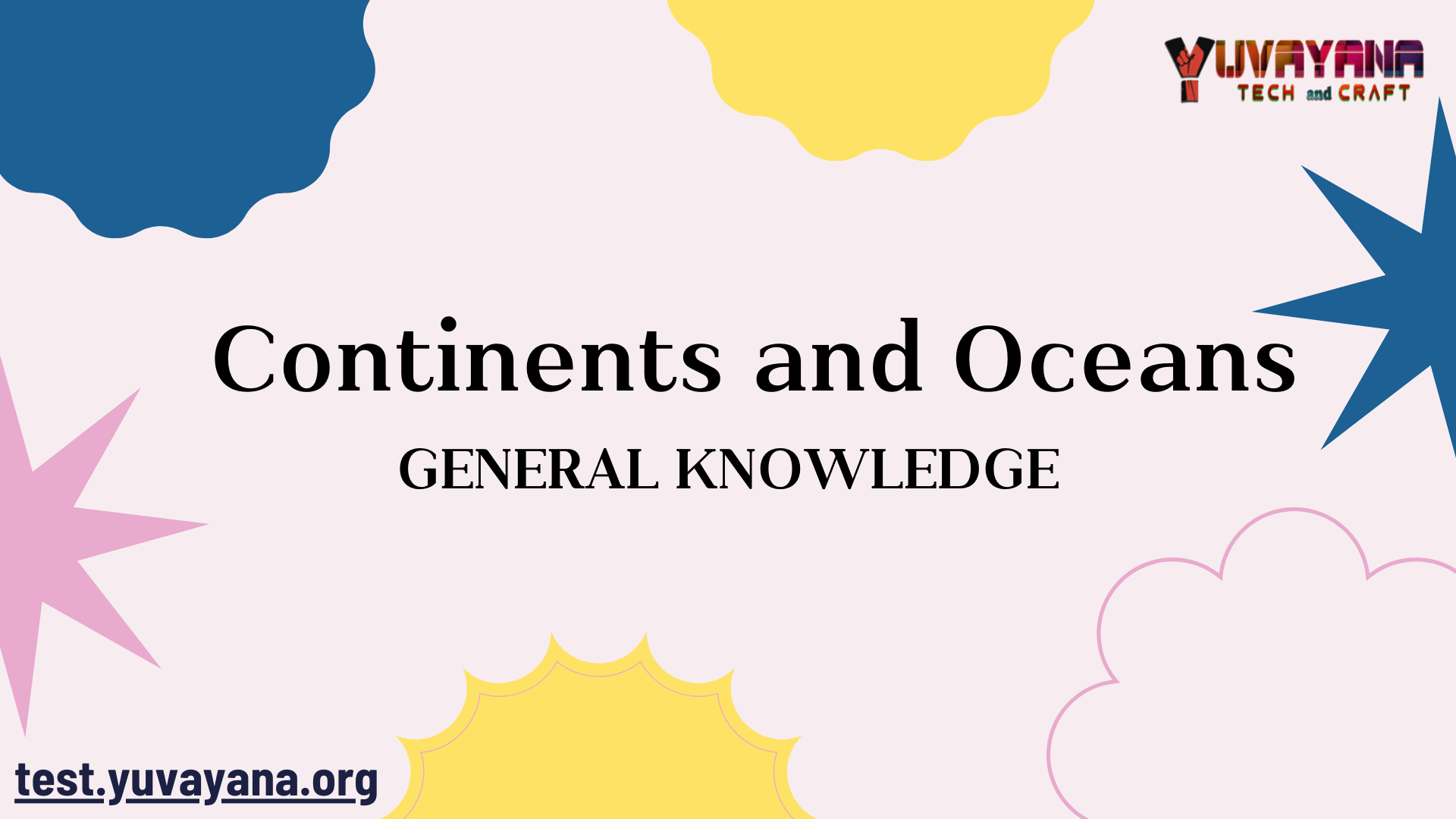 Continents And Oceans General Knowledge Mcq Quiz With Answers