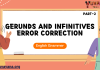 Gerunds and Infinitives Error Correction Part 2 – English Grammar MCQ Quiz with Answers