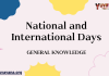 National and International Days – General Knowledge MCQ Quiz with Answers