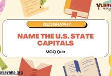 Name the U.S. State Capitals – Geography MCQ Quiz with Answers