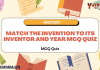 Match the Invention to Its Inventor and Year MCQ Quiz