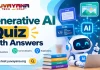 Generative AI Quiz with Answers Generative AI Quiz with Answers